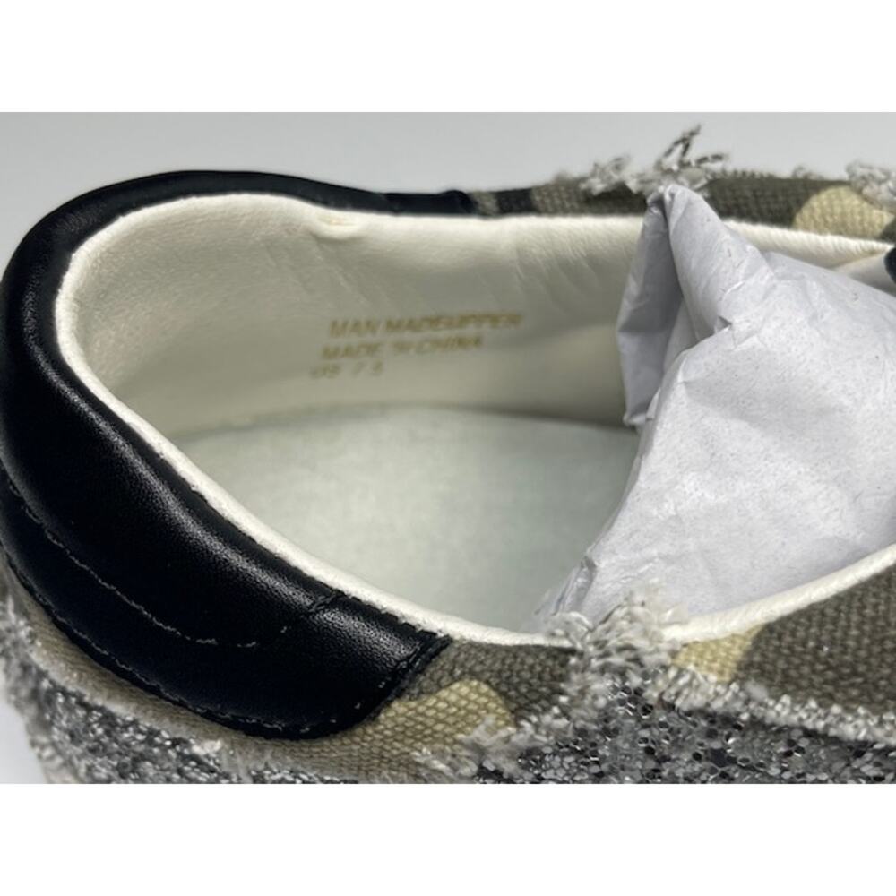 Mi.iM Grande Rubber Sole Lace-up Contrast Glitters Star Sneakers, Size 7.5 - Picture 13 of 14